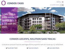 Tablet Screenshot of condosoasis.com